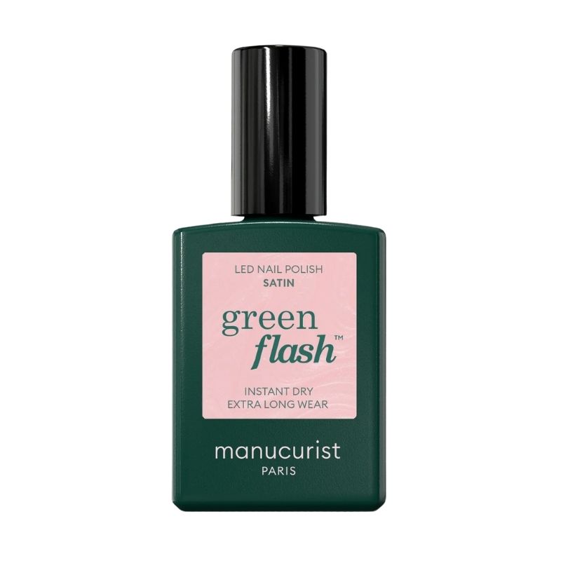 Semi-permanente LED vernis Green Flash Satin Manucurist 15ml