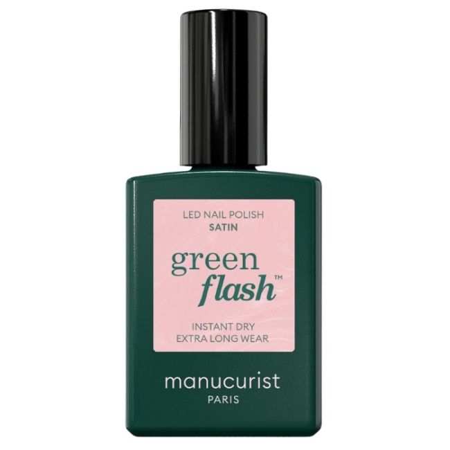 Semi-permanente LED vernis Green Flash Satin Manucurist 15ml