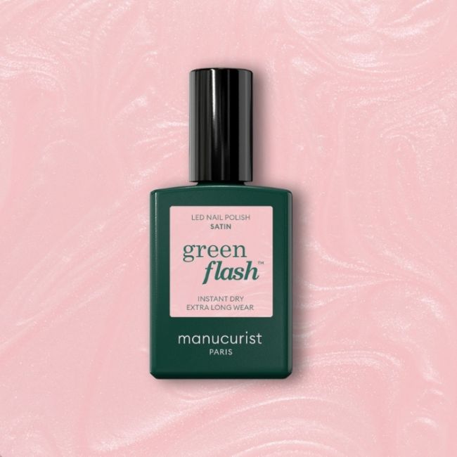 Semi-permanente LED vernis Green Flash Satin Manucurist 15ml
