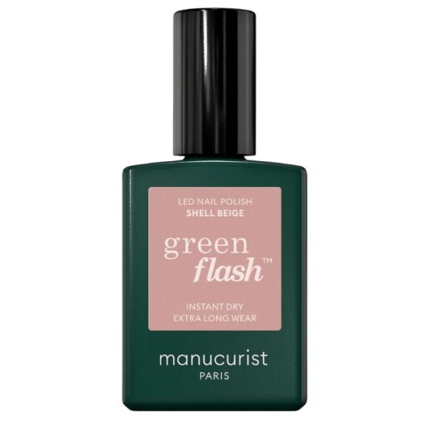 Verniz semi-permanente LED Green Flash Shell Beige Manucurist 15ml Verniz semi-permanente LED Green Flash Shell Beige Manucurist 15ml