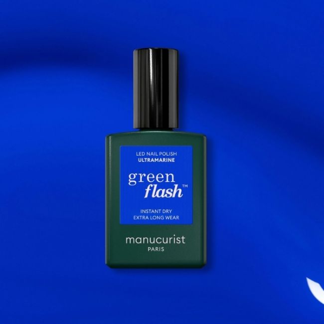 Verniz semi-permanente LED Green Flash Ultramarine Manucurist 15ml