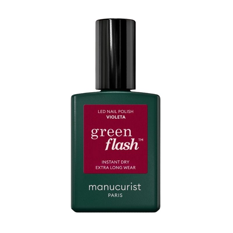 Semi-permanente LED-vernis Green Flash Violeta Manucurist 15ml
