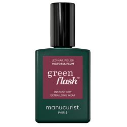 Vernice semi-permanente LED Green Flash Victoria Plum Manucurist 15ml