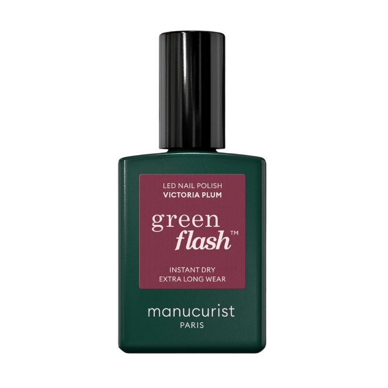 Semi-permanente LED nagellak Green Flash Victoria Plum Manucurist 15ml