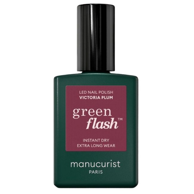 Semi-permanente LED nagellak Green Flash Victoria Plum Manucurist 15ml