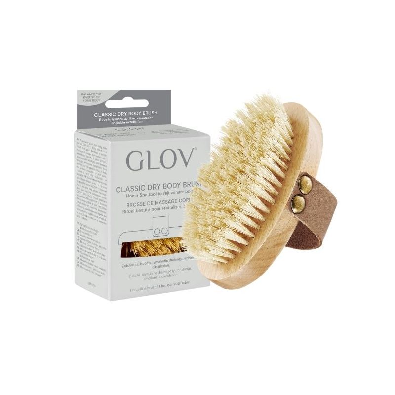 Lichaamsmassageborstel en droge exfoliatie Glov