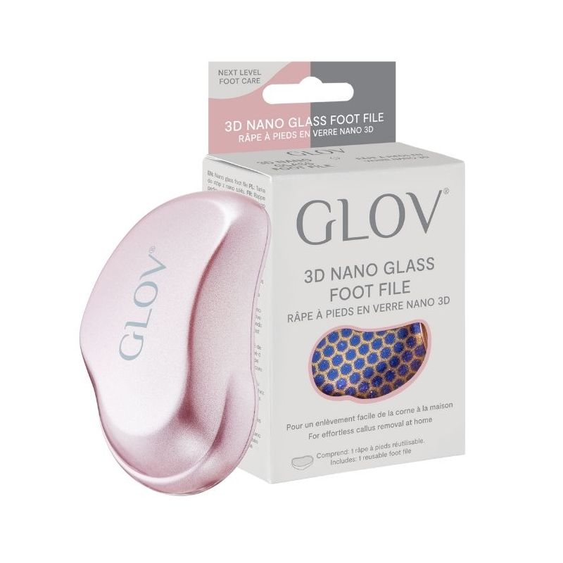 Piedra pómez 3D nano-vidro rosa Glov