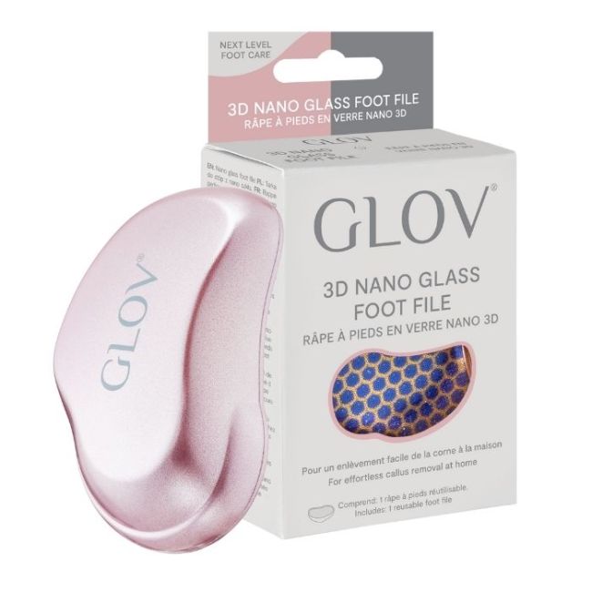 Piedra pómez 3D nano-vidro rosa Glov