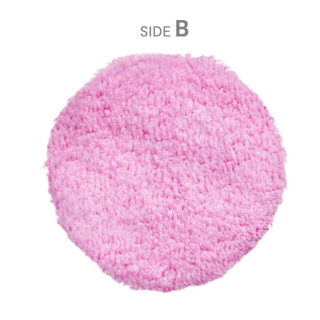 5 discos desmaquilhantes reutilizáveis rosa Glov