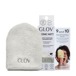 Guante desmaquillante reutilizable gris Glov