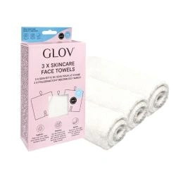 Trio de serviettes démaquillantes blanches Glov