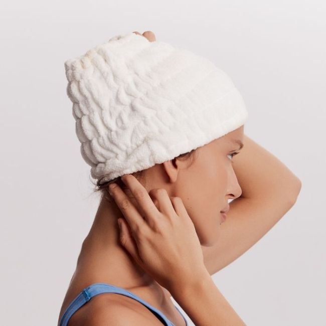 Extra grote witte haarband Glov