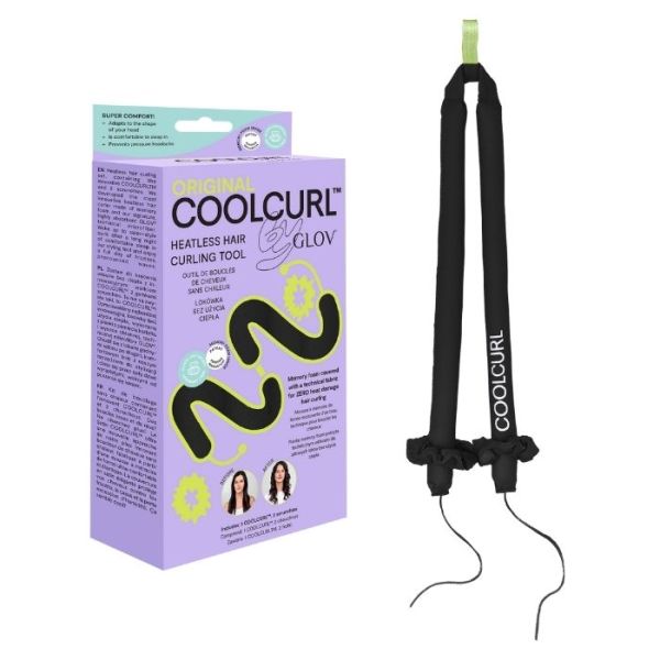 Bigoudis sem calor microfibra preta CoolCurl Glov Bigoudis sem calor microfibra preta CoolCurl Glov