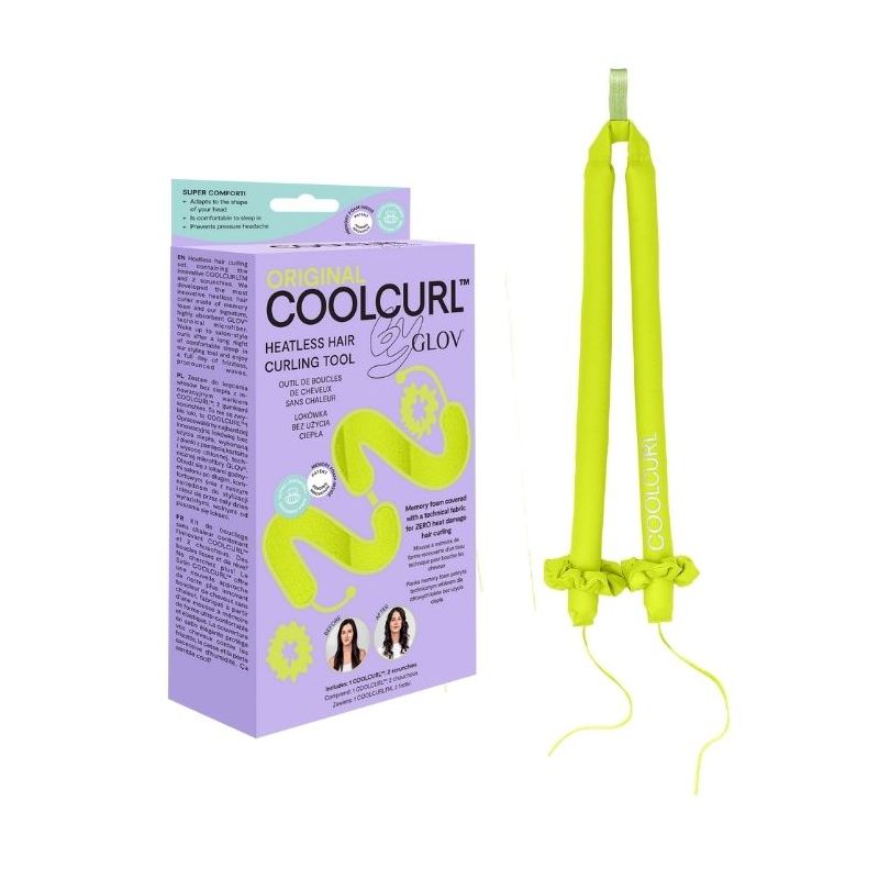 Bigoudis sem calor microfibra verde CoolCurl Glov
