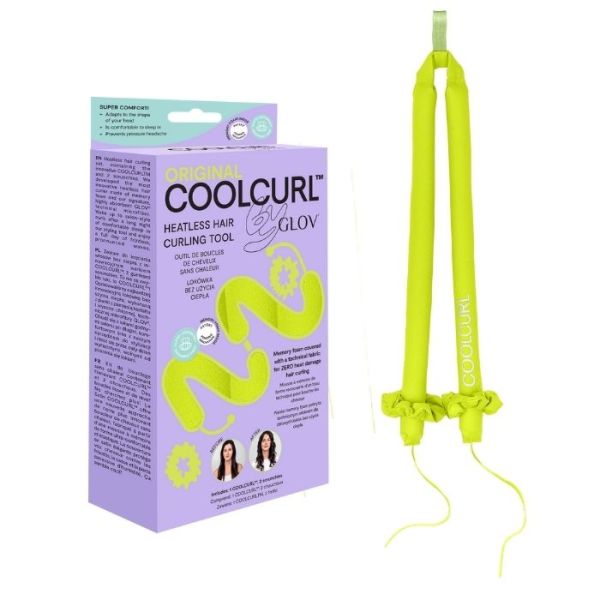 Bigoudis sem calor microfibra verde CoolCurl Glov Bigoudis sem calor microfibra verde CoolCurl Glov