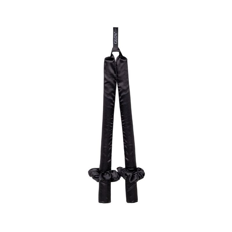 Heatless black satin curlers CoolCurl Glov