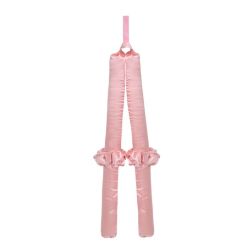 Bigudíes sin calor satén rosa CoolCurl Glov