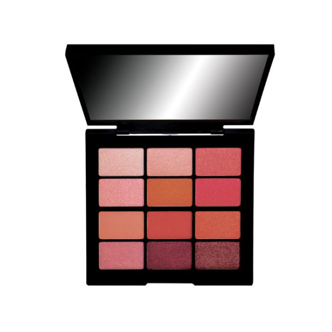 Palette Ogen Verleiding 12 oogschaduwkleuren rose Parisax