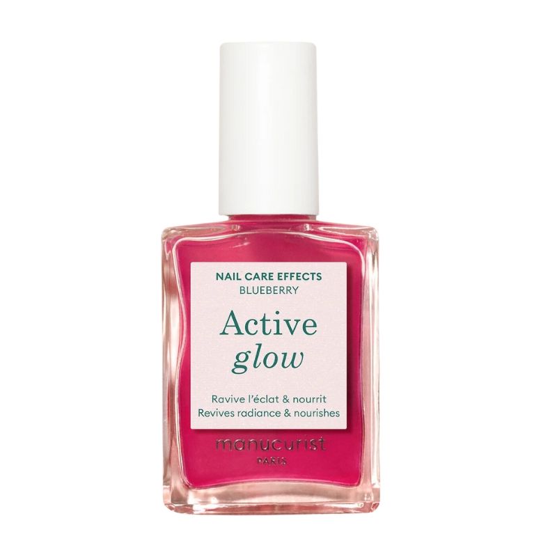 Verzorgende hydraterende vernis Active Glow Blueberry Manucurist 15ml