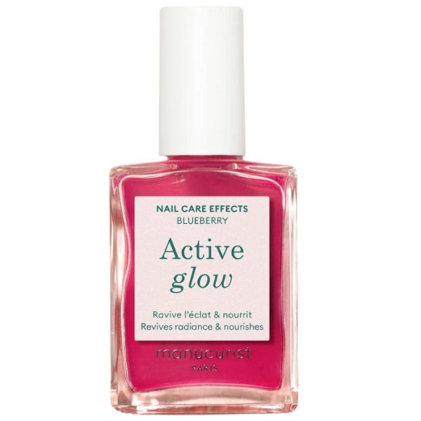 Verzorgende hydraterende vernis Active Glow Blueberry Manucurist 15ml