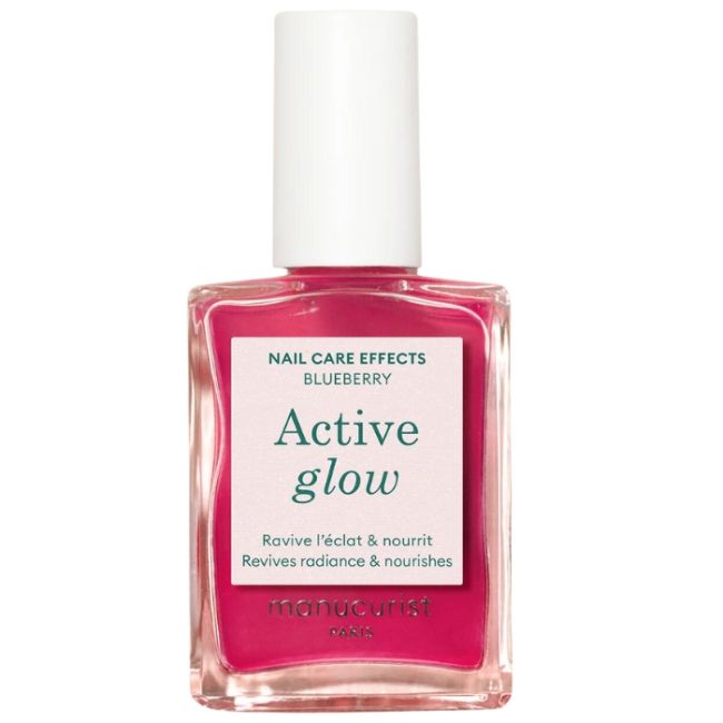 Verzorgende hydraterende vernis Active Glow Blueberry Manucurist 15ml