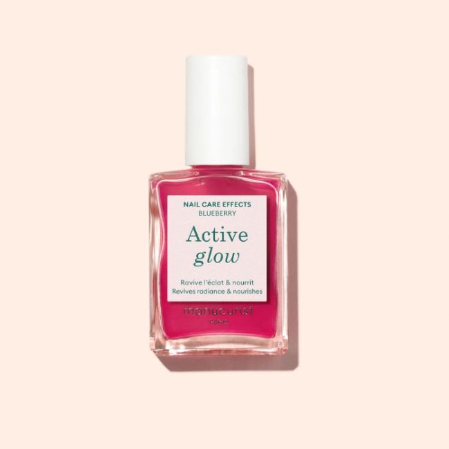 Verzorgende hydraterende vernis Active Glow Blueberry Manucurist 15ml