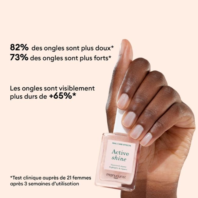 Verniz de cuidado iluminador Active Shine Manucurist 15ml