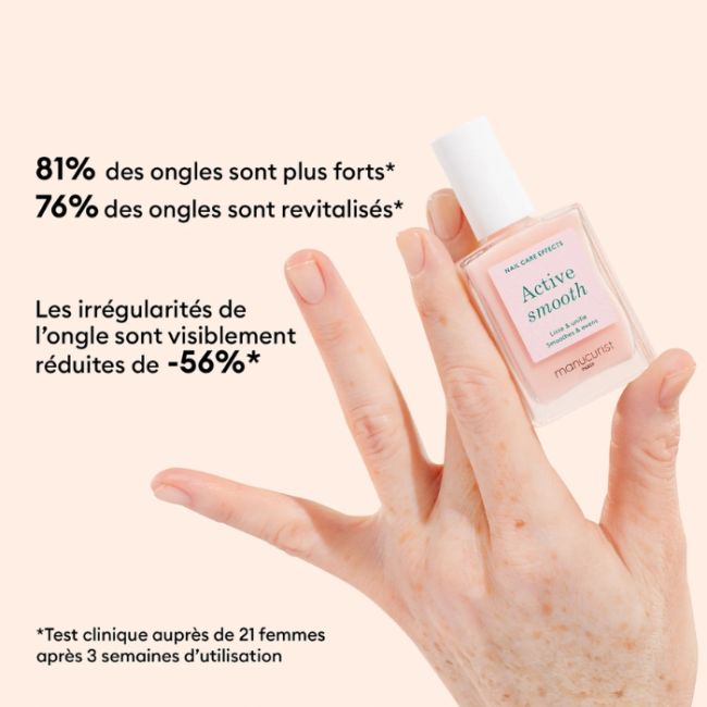 Vernis soin lissant Active Smooth Manucurist 15ml