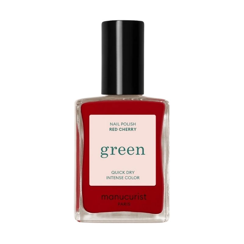 Green Red Cherry Nail Polish Manucurist 15ml