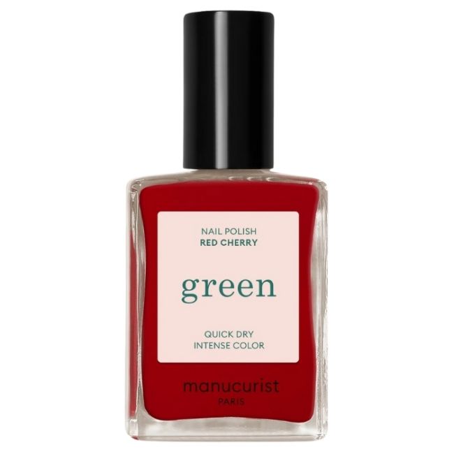 Green Red Cherry Nail Polish Manucurist 15ml