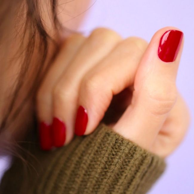 Green Red Cherry Nail Polish Manucurist 15ml