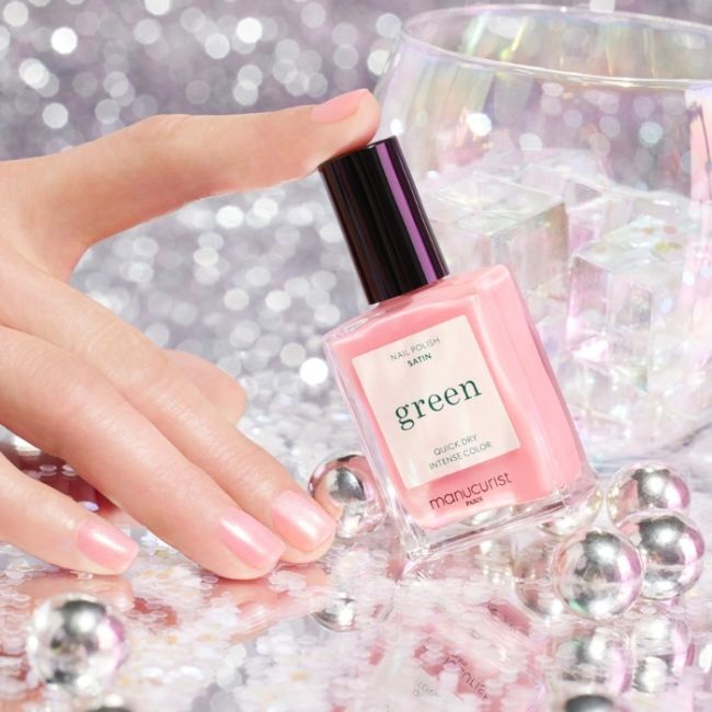 Groene Satijn Nagellak Manucurist 15ml