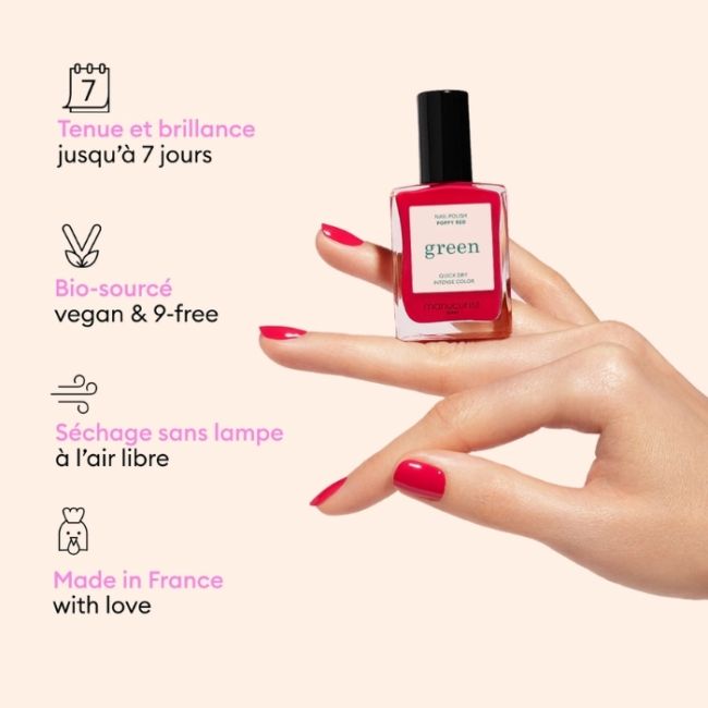 Esmalte de uñas Green Pastel Pink Manucurist 15ml