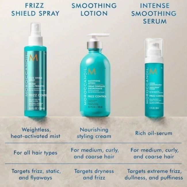 Trio anti-frizz Frizz Control Moroccanoil