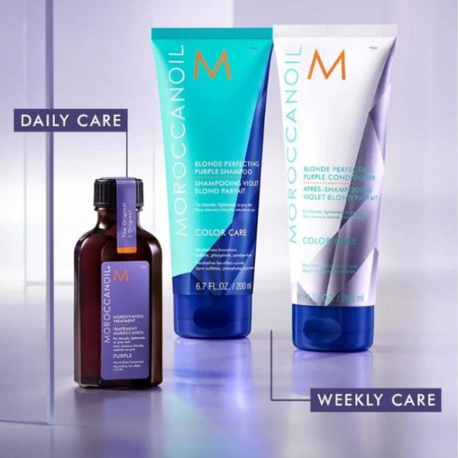 Trio Blond Parfait Cuidado de Cor Moroccanoil
