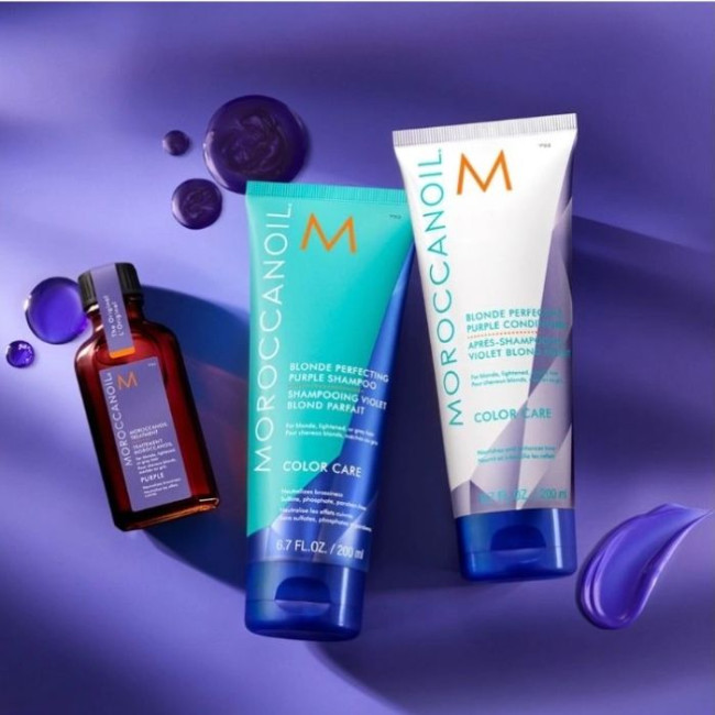 Trio Blond Parfait Cuidado de Cor Moroccanoil