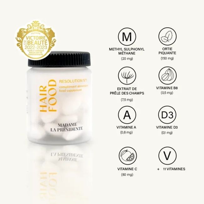 Suplemento alimentar para cabelo e unhas Resolução n°1 Senhora Presidente