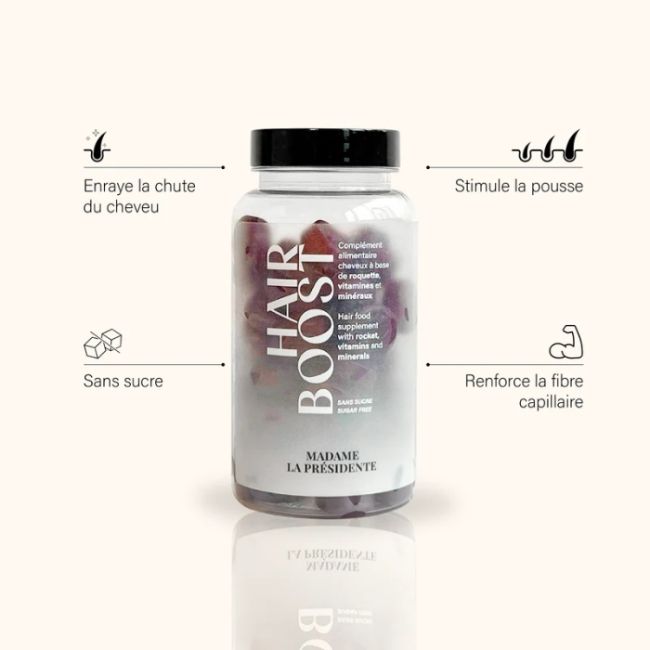 Gomas de cabelo sem açúcar Hair Boost Senhora Presidente