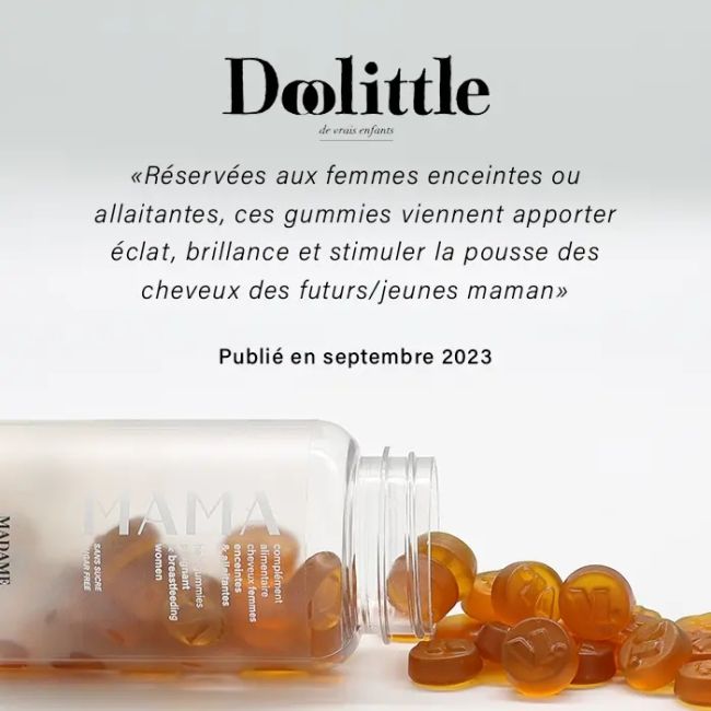 Gummies zonder suiker voor zwangere en borstvoeding gevende vrouwen Mama Madame de President