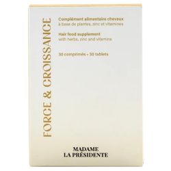 Voedingssupplement haar Kracht & Groei Mevrouw de President