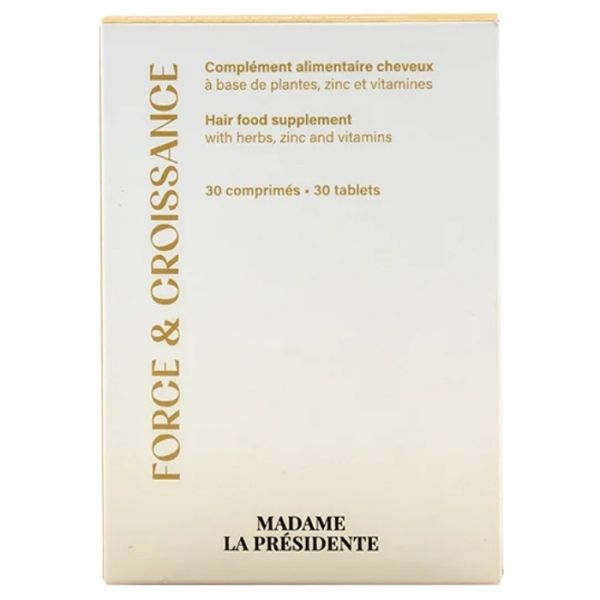 Suplemento alimentar para cabelos Força & Crescimento Senhora Presidente Suplemento alimentar para cabelos Força & Crescimento Senhora Presidente
