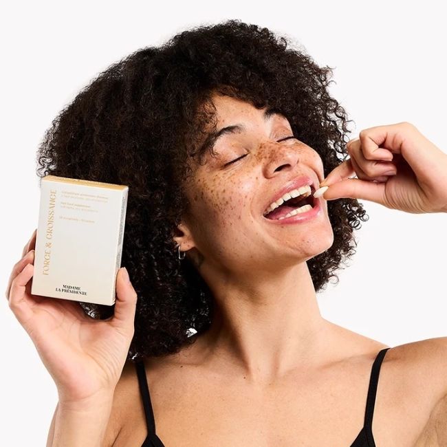 Voedingssupplement haar Kracht & Groei Mevrouw de President