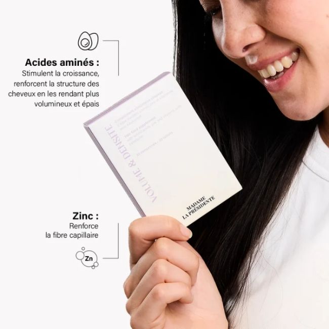 Voedingssupplement voor haar Volume & Densiteit Mevrouw de President