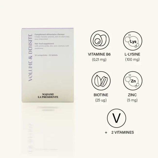 Suplemento alimentar para cabelo Volume & Densidade Senhora Presidente