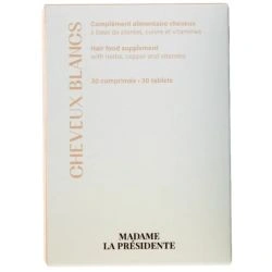 Complément alimentaire cheveux Cheveux blancs Madame la Présidente