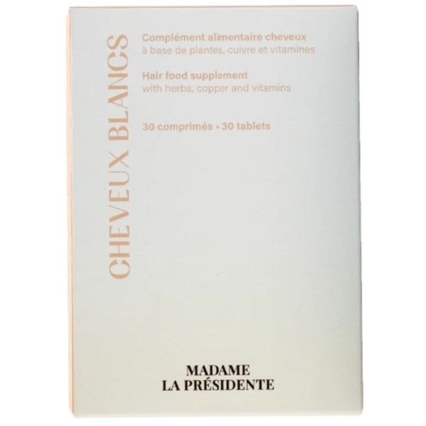 Suplemento alimentar para cabelos Cabelos brancos Senhora Presidente Suplemento alimentar para cabelos Cabelos brancos Senhora Presidente