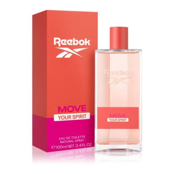 Água de toilette feminina Move Your Spirit Reebok 100ml Água de toilette feminina Move Your Spirit Reebok 100ml