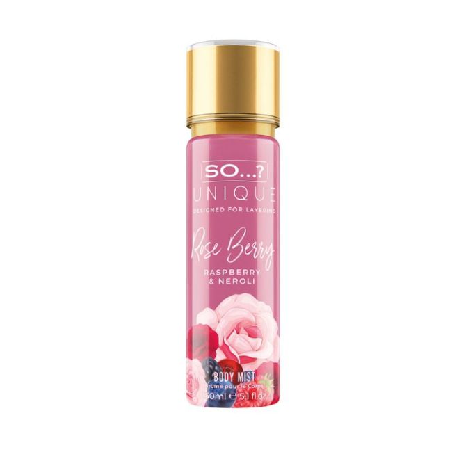 Bruma para o corpo So…? Unique Rose Berry 150ml