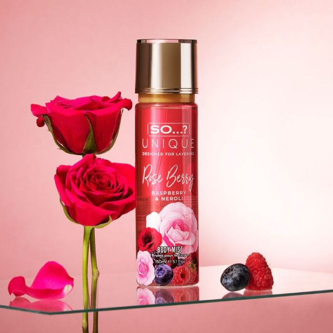 Bruma para o corpo So…? Unique Rose Berry 150ml