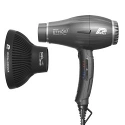 Ethos anthracite hair dryer box with magic sense diffuser Parlux
